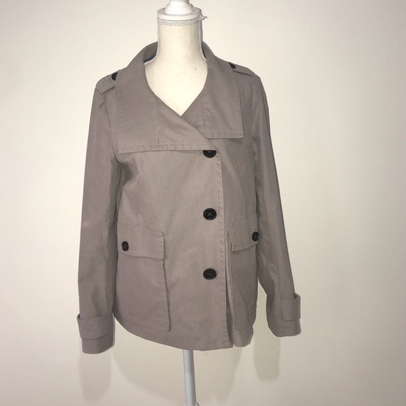 GAP Tan Button Up Jacket Size Small - Picture 1 of 6